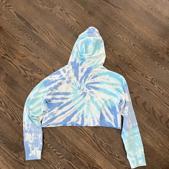 NWT Spiritual Gangster Aruba Tie Dye Luna Crop Hoodie Sz Medium - Picture 5 of 9